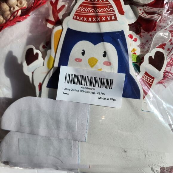 Christmas Decorations Wood Decoration Garlands Bundle / 5 + Table Centerpiece 8 - Picture 9 of 9